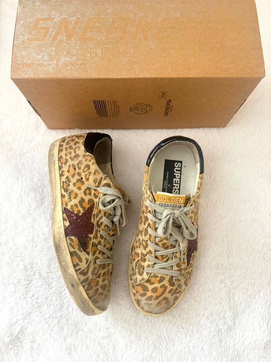 Golden Goose Shoes - Golden Goose GGDB super star sneakers in leopard / women size 7